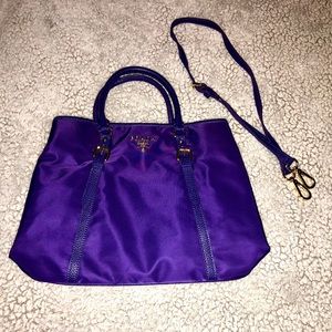 Purple Prada Milano Purse